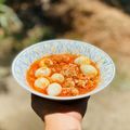 Cooksnap của Rose Truong khi họ làm theo món Xíu mại bọc trứng cút sốt cà