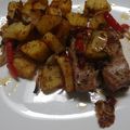 El cooksnap de Florencia Merlo cuando hizo Vacío al horno con papas.