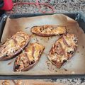 El cooksnap de Lola cuando hizo 🍆Berenjenas a la siciliana; rellenas de atún 🐟y anchoa🎣.