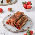 Cooksnap dari cutzamania untuk resep Strawberry chocolate french toast roll ups