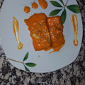 El cooksnap de Maricarmen Prior Morcillo cuando hizo Lomo de bacalao en salsa de piquillo.