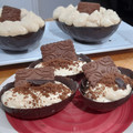 El cooksnap de Claudia Isabel cuando hizo Huevos de Pascuas rellenos con chocotorta.