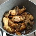 El cooksnap de Mercedes Mmag cuando hizo Pollo al ajillo.