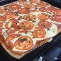 El cooksnap de Amaru Maeda cuando hizo Pizza de masa integral.