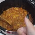 El cooksnap de Cami Valeros cuando hizo Guiso de lenteja con chorizo colorado y panceta😊.