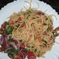 Nyambura Kiboi's cooksnap of when they made Veggie spaghetti.