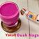 Cooksnap Sesimple Loralin semasa beliau membuat Dragon Fruit Yakult.