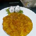 Sheela Biswas 's cooksnap of when they made ক্লাসিক স্প্যানিশ অমলেট (classic Spanish omelette recipe in Bengali).