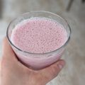 El cooksnap de Daiana Guibaudo cuando hizo Licuado de frutilla con leche.