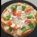 Khushi Trivedi's cooksnap of when they made પનીર ટિક્કા પિઝા.
