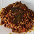 El cooksnap de Kaotika EtvzFdz cuando hizo 🇳🇬Arroz jollof "nigeriano” vegano 🍚.