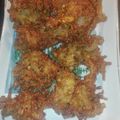 Bushra Mazhar's cooksnap of when they made Super Crispy Potato pakora 😋.