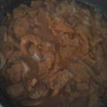 El cooksnap de Angelika Muñiz cuando hizo Chicharrón en salsa picosita .