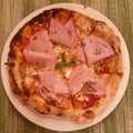 El cooksnap de Tita Orchidea cuando hizo Pizza con Mortadela de Bolonia y Pistachos.