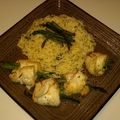 ZullysEats's cooksnap of when they made asparagus stuffed lemon chicken.