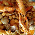 El cooksnap de espinsuarez cuando hizo Garbanzos con almejas y gambas.