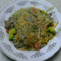 El cooksnap de Jonytech FV cuando hizo Pollo salteado con verduras.