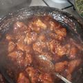 El cooksnap de Rojas Lina Taiz cuando hizo Pollo Agridulce.