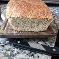 El cooksnap de silvia spinelli cuando hizo Pan salvado de avena y harina de almendras. Dos pasos!.