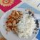 El cooksnap de magdalena cuando hizo Pollo con champiñón y almendras.