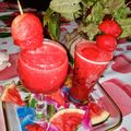 Manashi Saha's cooksnap of when they made তরমুজের জ্যুস (tarmujer juice recipe in Bengali).