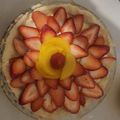 El cooksnap de Andrea Pereyra cuando hizo Tarta de crema y frutilla.