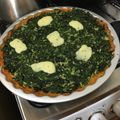 El cooksnap de Lucía Maria cuando hizo Tarta de acelga y espinaca con masa de calabaza (sin harina!).