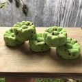 Cooksnap dari laila ajizah untuk resep Bolu Mini Pandan Meises 1 telur