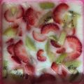 Cooksnap elinn i semasa beliau membuat Frozen Yogurt Bark.