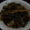 Ochuwa Momoh George's cooksnap of when they made Special native Vegetable soup.