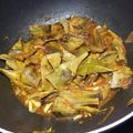 El cooksnap de Becky cuando hizo Alcachofas guisadas.