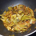 El cooksnap de Becky cuando hizo Alcachofas guisadas.