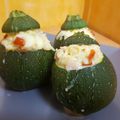 El cooksnap de Salma cuando hizo Calabacines luna rellenos de atún y pimiento rojo.