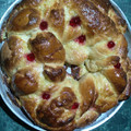 El cooksnap de Natalia Silva cuando hizo Rosca de Pascuas.