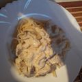 Szalainé Murvai Csilla Cooksnap-ja, amikor elkészítette a(z) Tejszínes - mustáros csirkeragu, gombával receptet.