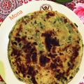 Monika Gupta का कुकस्नैप जब उन्होंने मेथी थेपला(Methi thepla recipe in Hindi) बनाया था।