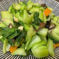 人如其食 的 香菇炒青江菜 cooksnap