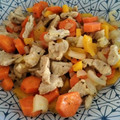 El cooksnap de Ana Trujillo Guzmam cuando hizo Menestra de pavo con verduras.