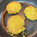 El cooksnap de Marieta cuando hizo Hamburguesa de espinaca.
