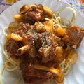 รูป Cooksnap ของ Sukanda S. เมื่อเขาทำ มักกะโรนีราดซี่โครงหมูตุ๋น