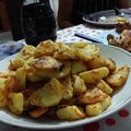 El cooksnap de Nicolás Benquerença cuando hizo Papas bravas.