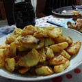 El cooksnap de Nicolás Benquerença cuando hizo Papas bravas.