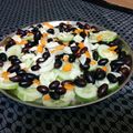 karba.ngomdir's cooksnap of when they made Avocado, Cucumber & Grape Salad.
