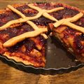 El cooksnap de Karina C cuando hizo Kuchen de manzanas y mermelada de mora.