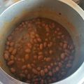 El cooksnap de Laura Botero cuando hizo Frijoles caseros.