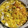 Bhuvi का कुकस्नैप जब उन्होंने पोहा (poha recipe in Hindi) बनाया था।