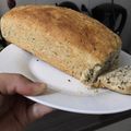 El cooksnap de Javiera Islas cuando hizo Pan integral en molde con linaza y chía.