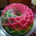 Cooksnap dari Eka_dav untuk resep Puding Roti Rainbow
