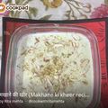 Rita Mehta ( Executive chef ) का कुकस्नैप जब उन्होंने मखाना खीर (makhana kheer recipe in Hindi) बनाया था।