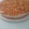 El cooksnap de Claudia cuando hizo Tarta de turrón de Jijona.